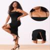 Allegra K Spaghetti Strap Dress for Women's Slim Fit Sleeveless Split Bodycon Cocktail Party Dress Medium Black view 2
