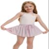 2 Pack Girls Athletic Flowy Shorts with Pockets Butterfly Running Workout Sports Gym Skorts for Kids 11-12Y Light Purple Pink view 2