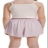 2 Pack Girls Athletic Flowy Shorts with Pockets Butterfly Running Workout Sports Gym Skorts for Kids 11-12Y Light Purple Pink view 4