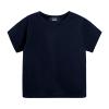 LittleSpring Boys Short Sleeve Tshirt Navy Blue Crew Neck T-Shirt Cotton Size6-7 view 1