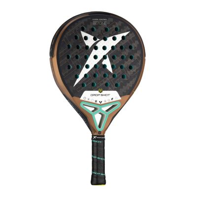 Drop Shot DP304017 Paddel Racquet BE ONE Line [AXION Control] Round Format Thickness 1.5 inches (38 mm) 18K Cubic Carbon Face