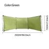 Pesoncarl Wind Breaker Beach Garden Windbreak for Camping 98.43x27.56 in Caravan Sun Screen Shelter Tall Wind Break with Gound Pegs, Rope and Storage Bag No Poles, Windbreaks view 4