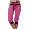 Capri Pants for Women Stretch Casual Summer 2024 Plus Size Loose Soft Drawstring Workout Sweat Pants for Womens Petite Capri Leggings with Pockets for Women Lounge Pants 0-hot Pink X-Large view 1