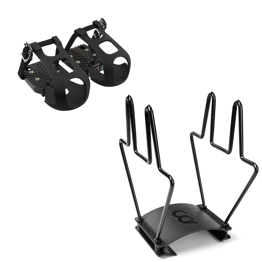 CyclingDeal Toe Cage and Shoe Rack for Bike & Bike+