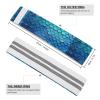 YKUDBN Workout Bands Resistance for Men Women,Ocean Sea Blue Mermaid Fish Scale Print Resistance Bands,suitable for Slim Down Legs And Improve Buttocks view 2