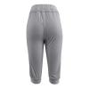 Capris Pants for Women Stretch 2024 Plus Size Loose Soft Drawstring Workout Womens Joggers Short Length Yoga Pants with Pockets for Women Lounge Pants 5-Gray Small view 3