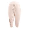 Capris Pants for Women Dressy 2024 Plus Size Loose Soft Drawstring Workout Sweat Pants for Womens Yoga Pants with Pockets for Women Lounge Pants 5-Pink 5X-Large view 4