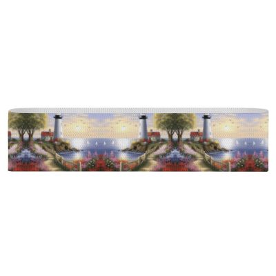 YKUDBN Workout Bands Resistance for Men Women,Lighthouse Diamond Painting Print Resistance Bands,suitable for Slim Down Legs And Improve Buttocks