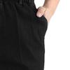 SWJGLITTR Mens Elastic Waist Jean Pants Loose Fit Tall Big Denim Trousers Relaxed Straight Leg Jeans for Men (Black,32) view 2