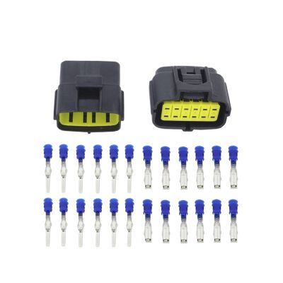50 Sets 12 Pin DJ71216Y-1.8-11/21 Waterproof Electrical Wire Connector Oxygen Sensor Connector Plug 174661-2/184058-1 368537-1