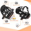 Bucklos Bike Pedals with Toe Cages and Straps - Bicycle Toe Clips Cage Compatible with Peloton BikeBike Saddle 3D Printing Bike Seat Mountain Road Comfortable Bicycle Cushion view 2