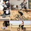 Bucklos Bike Pedals with Toe Cages and Straps - Bicycle Toe Clips Cage Compatible with Peloton BikeBike Saddle 3D Printing Bike Seat Mountain Road Comfortable Bicycle Cushion view 3