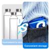 QoTang 4 PCS Collapsible Water Container Bag 10L/2.6 Gallon, No-Leak Freezable Foldable Water Bottle, BPA Free Food Grade Plastic Storage Jug for Camping Hiking Travel Backpack Emergency Survival Kit view 4