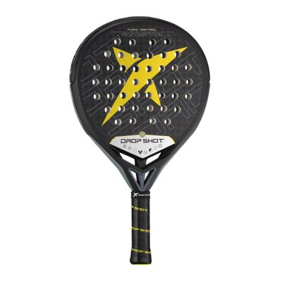 Drop Shot DP304011 Paddel Racquet, Expert Competition, Round Format 1.5 inches (38 mm), Carbon 12000 Face, Genuine Product