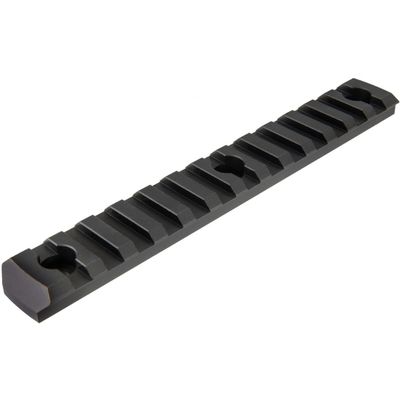 GoldenBall Ranger Armory 13-Slot Aluminum Picatinny Rail Section for MLOK (Black)
