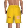 NineFit Basics Custom Short Men Personalized Shorts with Text Photo Logo Custom Swim Trunks Design Your own with Pockets Mesh Lining Gold X-Large view 2