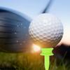 Pesoncarl Golf Tees Plastic Practice Golf Tees Small Castle Tees 25mm Green for Golf Parts 100PCS, Golf Tee view 2