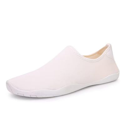 Male Female Comfortable Lightweight Casual Water Sport Shoes for Summer Running Jogging Hiking Camping Walking Wading Fitness White Men 3.5/Women 4.5
