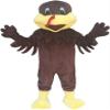 Brown Turkey Mascot Costume Adult Size for Men & Women with Built-in Fan Inside the Head view 1