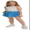 Girls 3 Pack Butterfly Shorts Flowy Athletic 2 in 1 Tennis Cheer Skirt Dance Running Preppy Clothes L Gray Red Blue view 3