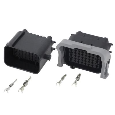 DWFSKZKV 36 Pin Plug Black Plastic car Computer Board Connector with Terminal DJ7361-1.5-11/21 36P Connector (Color : Female Plug, Size : 10 Sets)