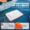 VEVOR Inflatable Floating Dock, 8 x 6FT Inflatable Dock Platform, Non-Slip Water Floating Dock Mat with Detachable Ladder & Portable Carrying Bag, Floating Platform Island Raft for Ocean Pool Beach view 2