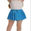 2 Pack Girls Athletic Flowy Shorts with Pockets Butterfly Running Workout Sports Gym Skorts for Kids 11-12Y Neon Red Blue view 3