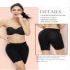 ATTLADY Women's Slip Shorts for Under Dresses Seamless Smooth Boyshort Panties Anti-Chafing Shorts, Black&White&Nude, Medium view 4