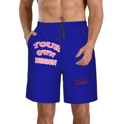 NineFit Basics Custom short men Personalized shorts with text photo logo Custom Beach Shorts design your own with Pockets Mesh Lining Navy X-Large
