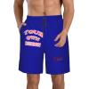 NineFit Basics Custom short men Personalized shorts with text photo logo Custom Beach Shorts design your own with Pockets Mesh Lining Navy X-Large view 1
