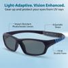 BLUE CUT Sports Protection Goggles, Photochromic Lenses Safety Glasses for Basketball, Pickleball and Outdoor Sports view 2