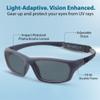 BLUE CUT Sports Protection Goggles, Photochromic Lenses Safety Glasses for Basketball, Pickleball and Outdoor Sports view 2