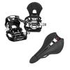 Bucklos Bike Pedals with Toe Cages and Straps - Bicycle Toe Clips Cage Compatible with Peloton BikeBike Saddle 3D Printing Bike Seat Mountain Road Comfortable Bicycle Cushion view 1