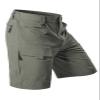 Hiauspor Men's Hiking Cargo Shorts Big and Tall 10" Quick Dry Lightweight Waterproof for Golf Tactical Fishing Casual (Sage Green, 50) view 1