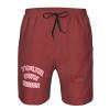 Custom Short Men Personalized Shorts with Text Photo Logo Custom Swim Trunks Design Your own with Pockets Mesh Lining Brown 3X-Large view 4