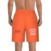 NineFit Basics Custom Short Men Personalized Shorts with Text Photo Logo Custom Swim Trunks Design Your own with Pockets Mesh Lining Tomato X-Large view 2