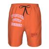 NineFit Basics Custom Short Men Personalized Shorts with Text Photo Logo Custom Swim Trunks Design Your own with Pockets Mesh Lining Tomato X-Large view 4