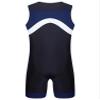 TiaoBug Mens One Piece Swimsuit Shorty Wetsuit Bathing Suit Athletic Spandex Jumpsuit Swimwear UPF 50+ C Blue X-Large view 4