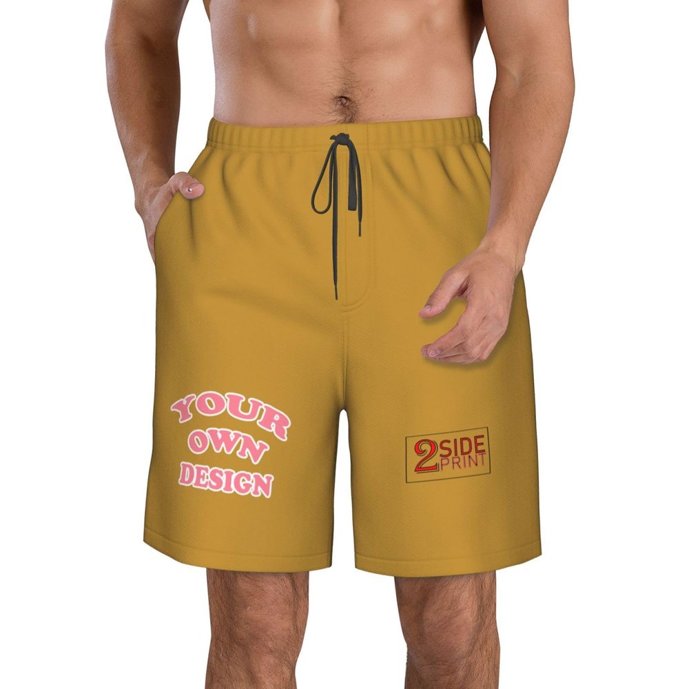 NineFit Basics Custom short men Personalized shorts with text photo logo Custom Swim Trunks design your own with Pockets Mesh Lining Peru X-Large