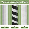Gemscream 12 Pcs 30 ft Lacrosse Stick Tape 1 Inch 1/2 Inch Non-precut Cotton Sweat Absorbent Bat Grip Tape for Lacrosse Baseball Bats (Black,White) view 4