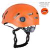 Tontron Adult Hiking Climbing Caving Work Helmet (Orange, Small) view 2