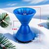MARKGOO Boat Trailer Roller Assembly with 1/2 in Shaft Bow Stop for Boat Trailers Bow Stop Blue 7x4 INCH view 2