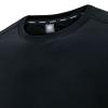 Mens Silk T Shirt Casual Short Sleeve Lightweight Crew Neck Tee Undershirt Top Soft Breathable Workout Gym Shirts Black view 3