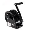 2600LB Boat Trailer Winch Heavy Duty Hand Winch With 33FT Wire Rope&Woven Tape, 2-Way Ratchet & 4:2:1 Gear - Ideal For Boat, Truck, Trailer, RV, ATV And Jet Ski ( Color : Woven tape , Size : 1600 lb