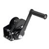 2600LB Boat Trailer Winch Heavy Duty Hand Winch With 33FT Wire Rope&Woven Tape, 2-Way Ratchet & 4:2:1 Gear - Ideal For Boat, Truck, Trailer, RV, ATV And Jet Ski ( Color : Woven tape , Size : 1600 lb view 3