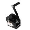 2600LB Boat Trailer Winch Heavy Duty Hand Winch With 33FT Wire Rope&Woven Tape, 2-Way Ratchet & 4:2:1 Gear - Ideal For Boat, Truck, Trailer, RV, ATV And Jet Ski ( Color : Wire rope , Size : 2600 lb ) view 4