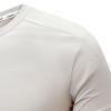 NineFit Basics Mens Silk T Shirt Casual Short Sleeve Lightweight Crew Neck Tee Undershirt Top Soft and Breathable Workout Gym Shirts (X-Large,Apricot) view 4