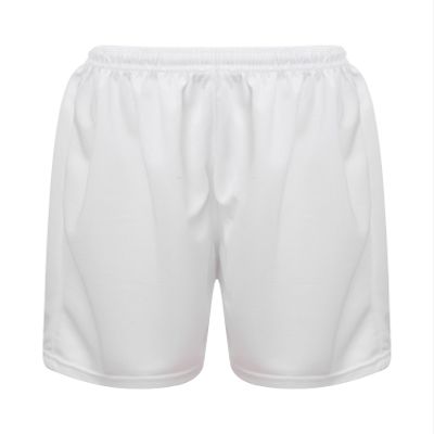 dPois Kids Basketball Mesh Shorts Boys Sport Knee Length Bottoms Inner Drawstring Booty Shorts Gym Boyshorts Activewear White 7-8 Years
