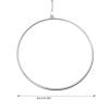 Hoop Gymnastic Equipment,85cm/90cm Professional Aerial Lyra Hoop Set Single Point Hoops Circus Aerial Ring Kit Aerial Yoga Equipment for erial Dancing Yoga Training, Maximum Load: 115 kg/253 lb view 2