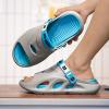 Hhhchpm Men's Fashion EVA Slides, Non Slip Quick-Drying Open Toe Slippers for Indoor Outdoor Walking, Men's Summer Beach Slides (Grey,8.5) view 2